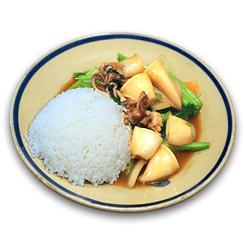 CƠM XÀO MỰC
