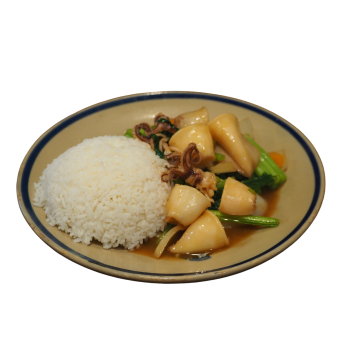 CƠM XÀO MỰC